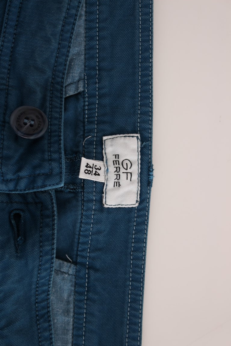 Elegant Straight Fit Cotton Chinos - ventzia