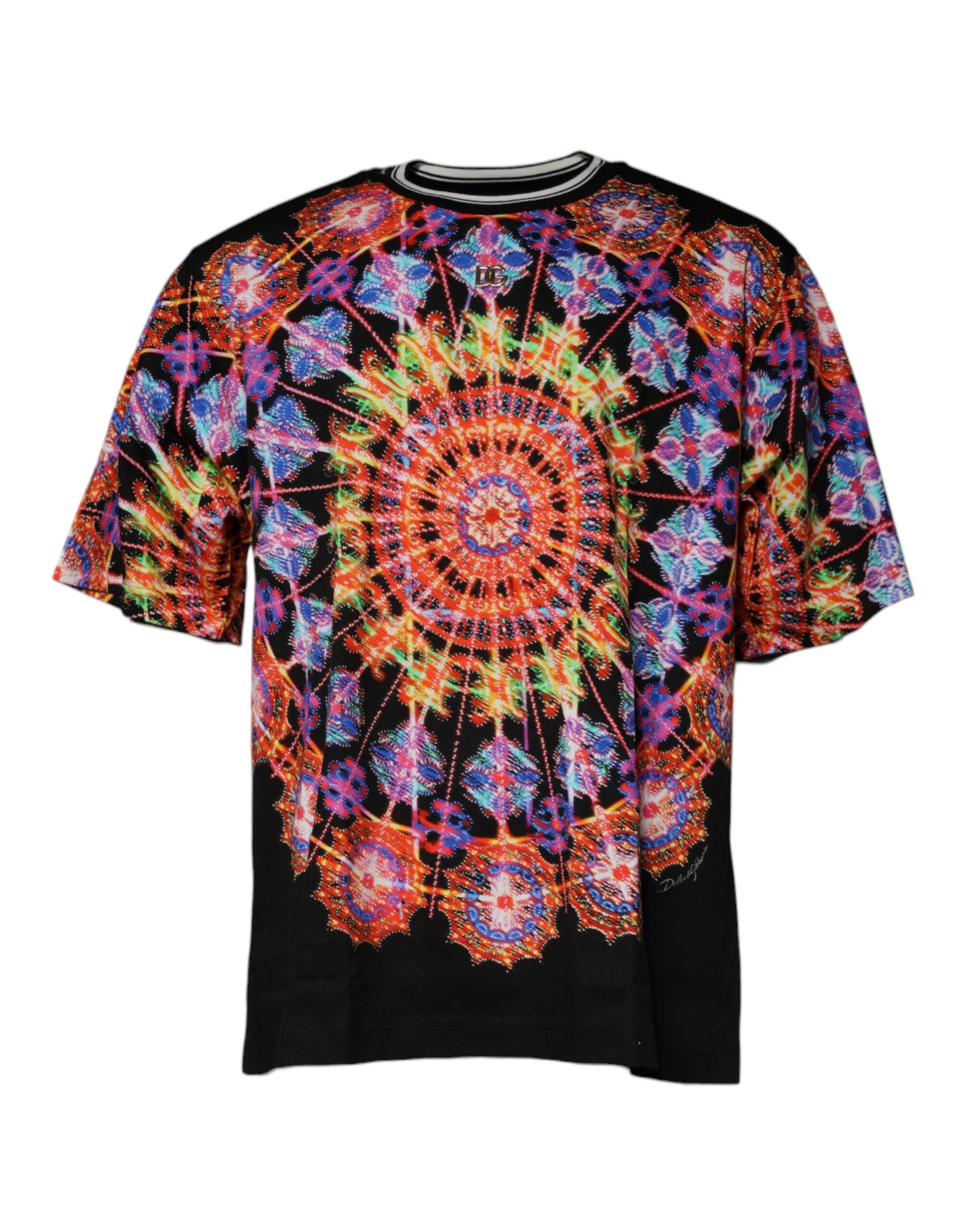 Multicolor Kaleidoscope Men Short Sleeves T-shirt - ventzia