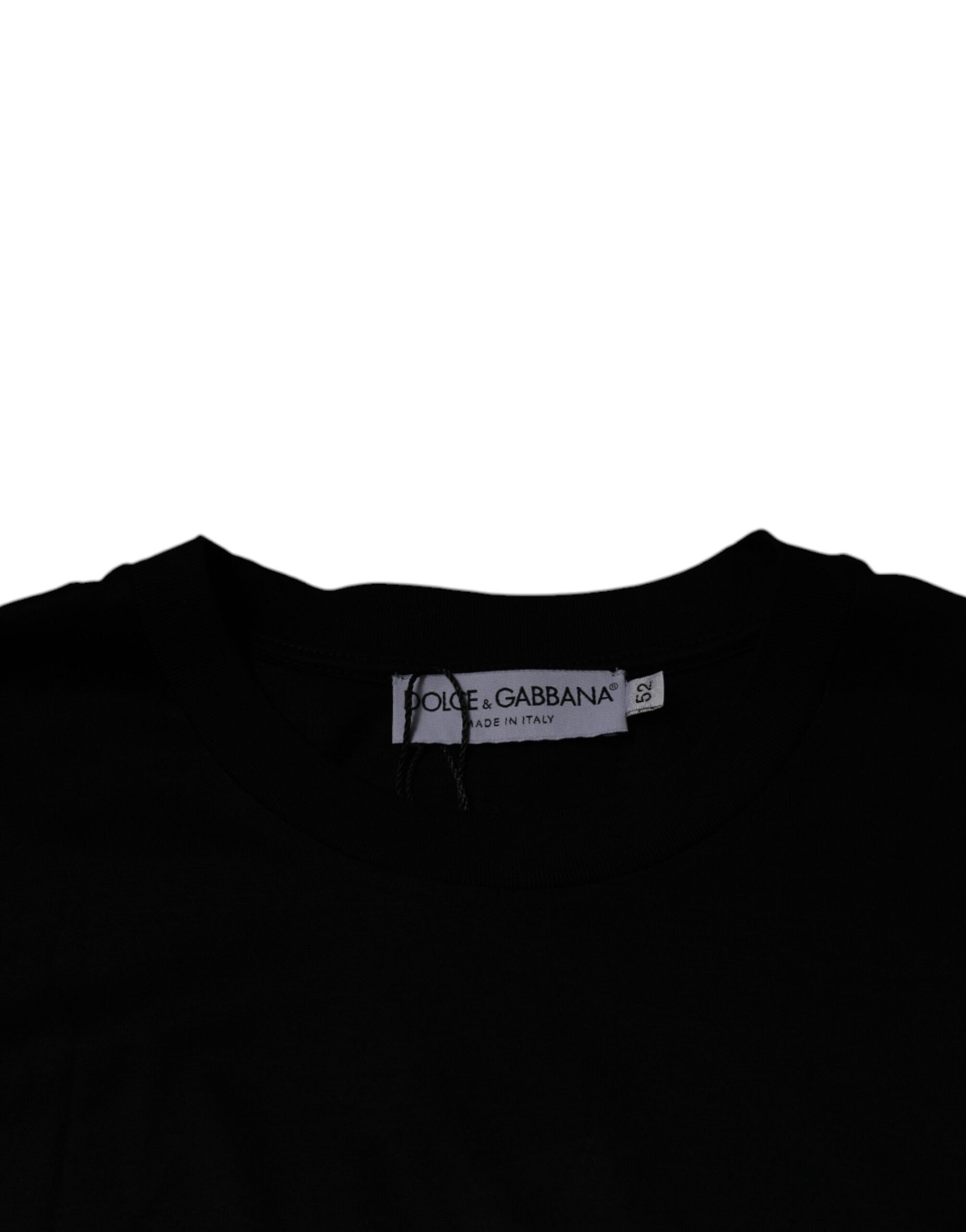 Black Crew Neck Short Sleeve T-shirt - ventzia