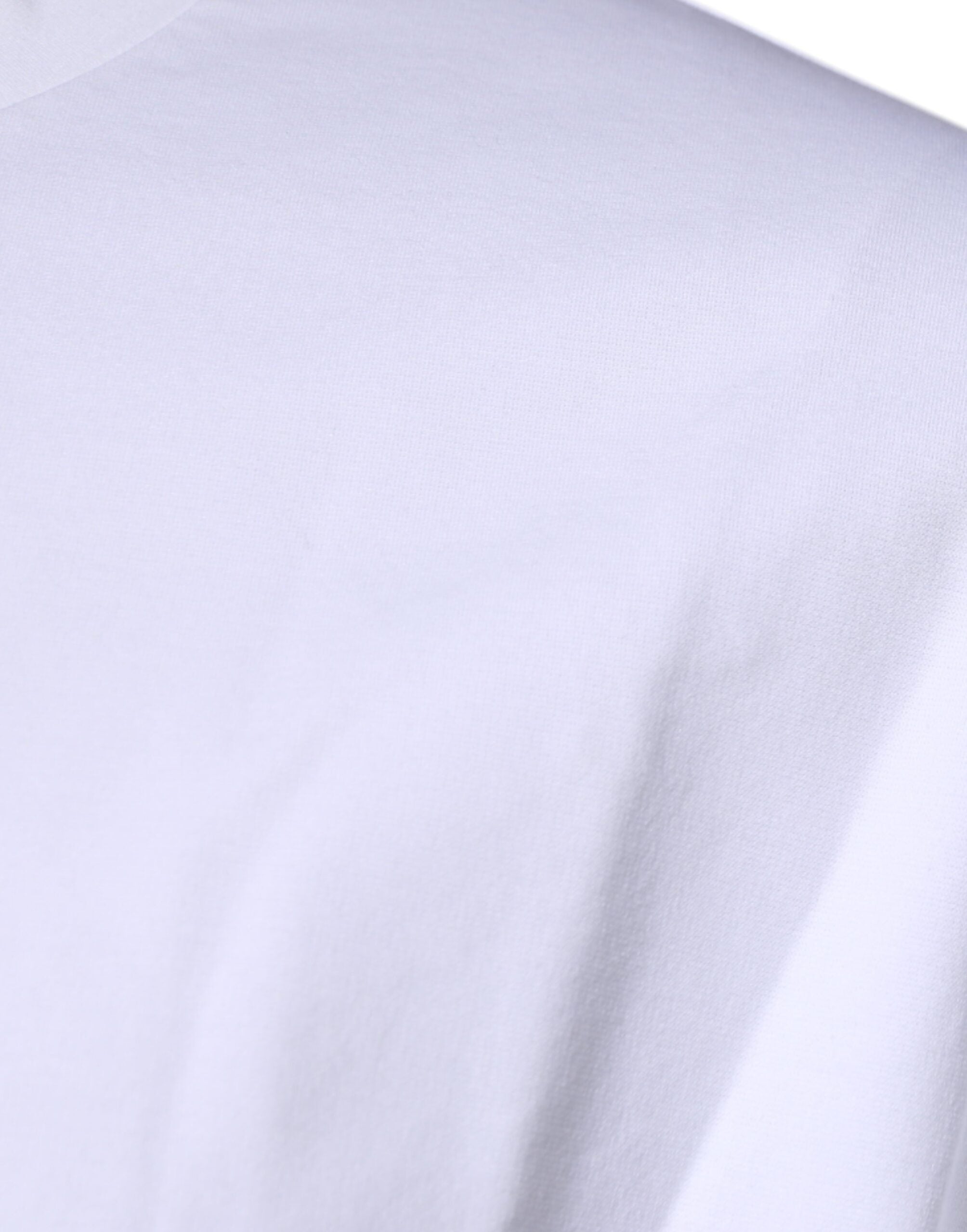 White DG Logo Cotton Crew Neck T-shirt - ventzia