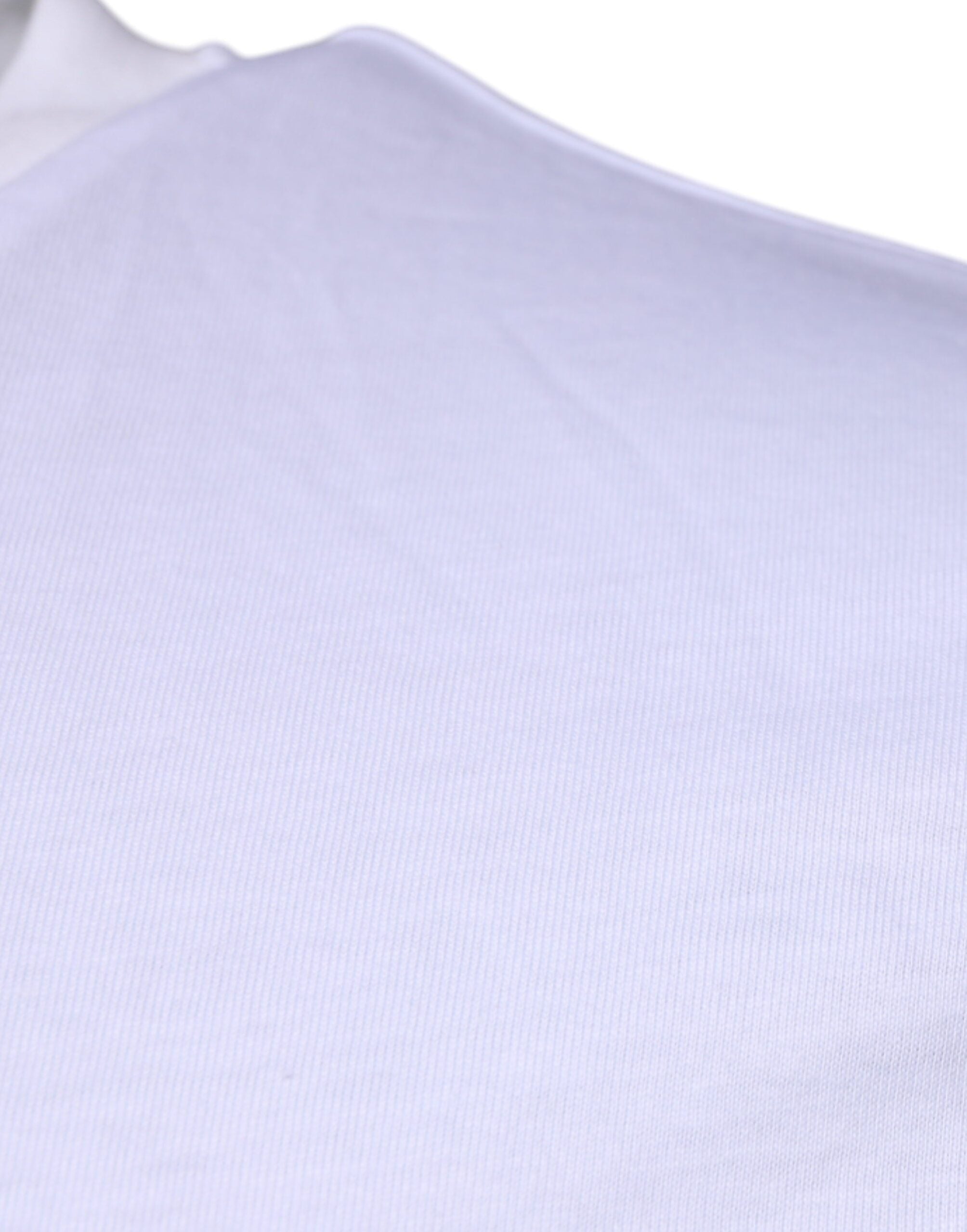 White DG Logo Cotton Crew Neck T-shirt - ventzia