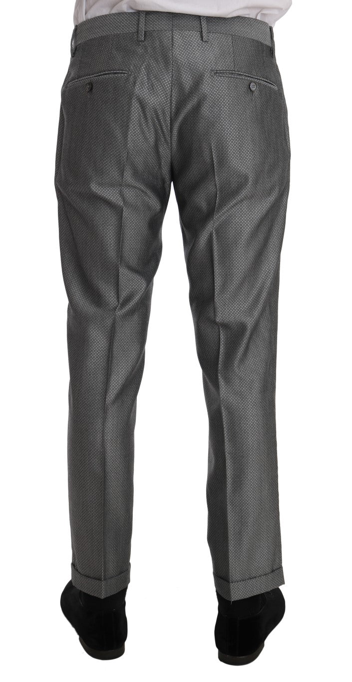 Elegant Black Double-Breasted Suit - ventzia