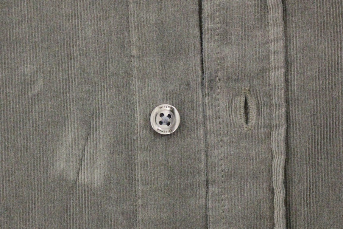 Chic Green Cotton Casual Men's Shirt - ventzia