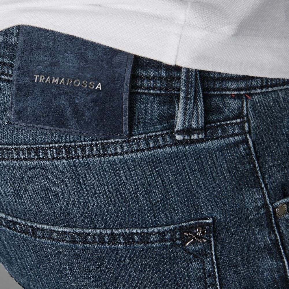 Blue Cotton Men Jeans - ventzia
