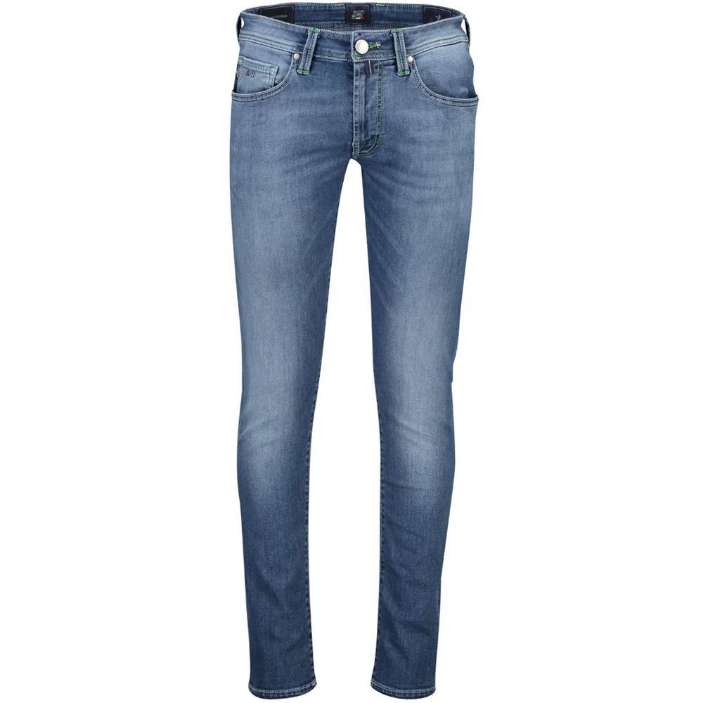 Blue Cotton Jeans & Pant - ventzia