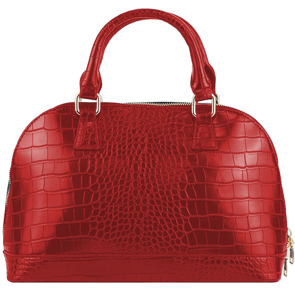 Red Polyethylene Handbag - ventzia