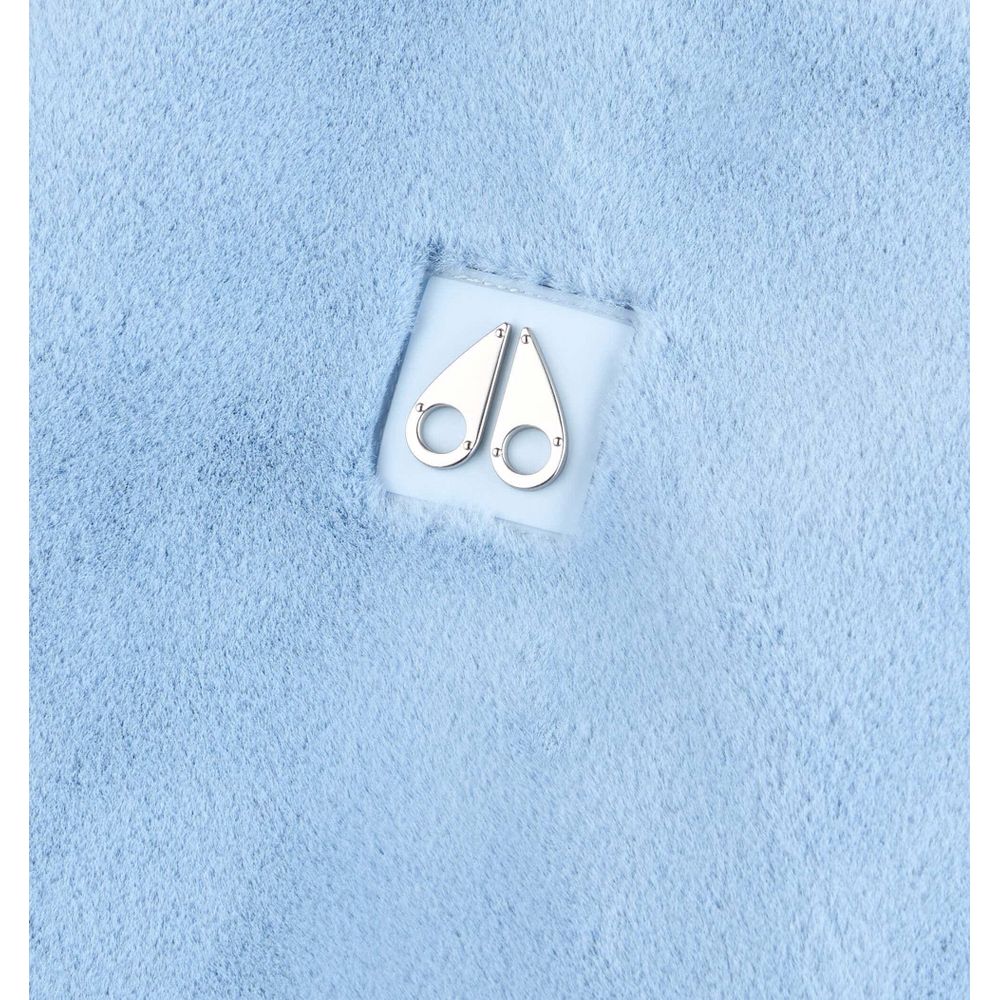 Light Blue Nylon Women Jacket - ventzia