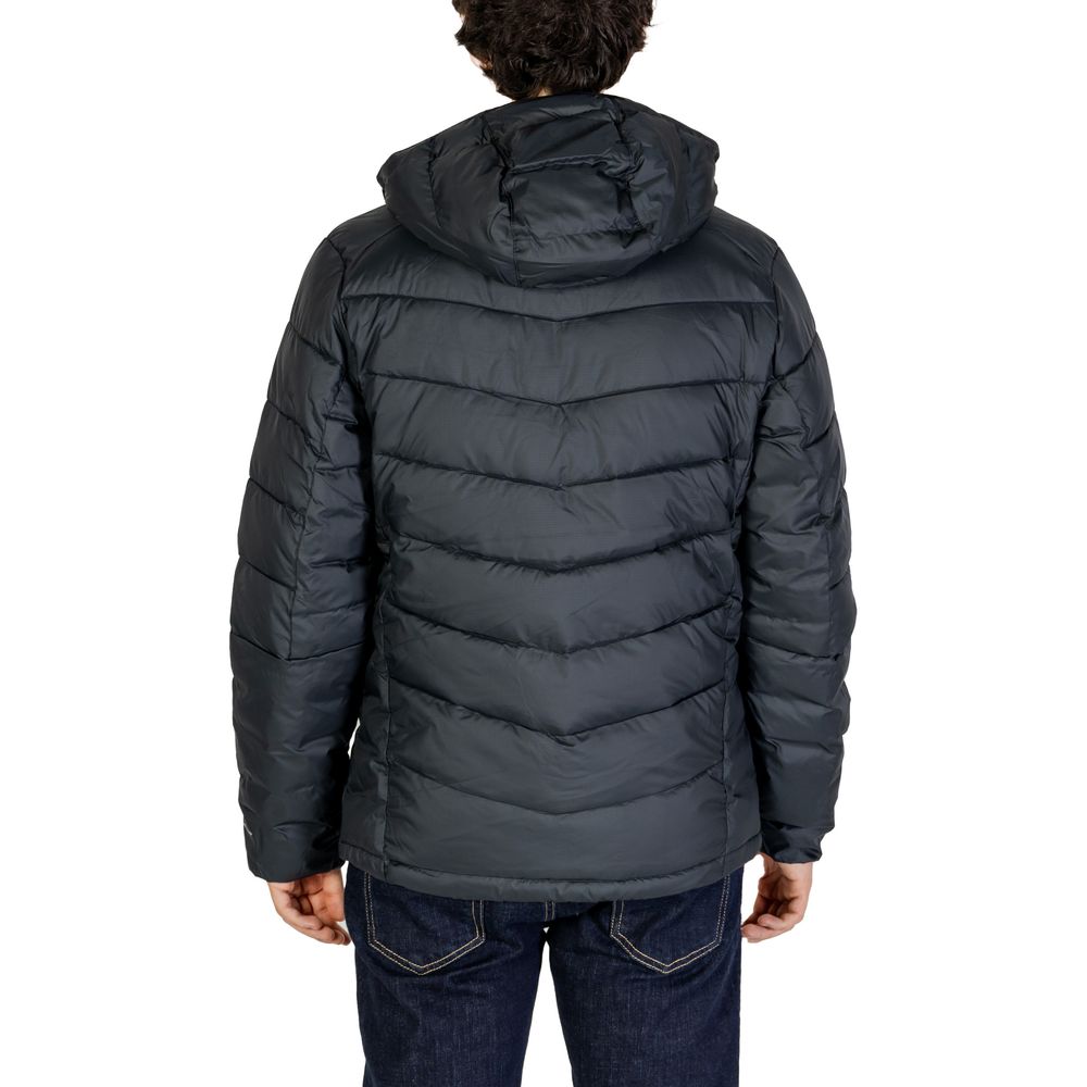 Black Polyester Jackets & Coat - ventzia