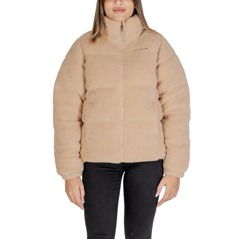 Beige Nylon Coat - ventzia