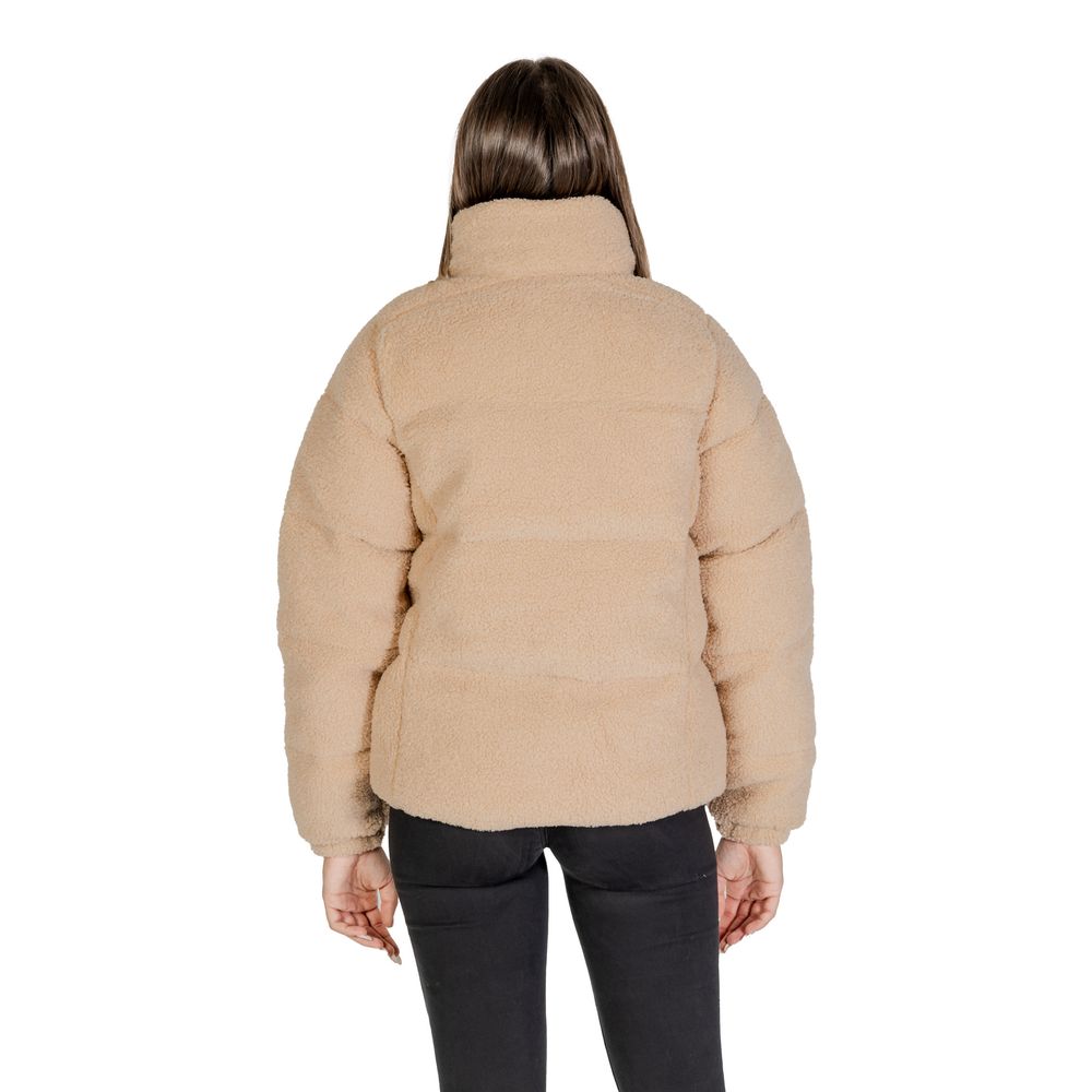Beige Nylon Coat - ventzia