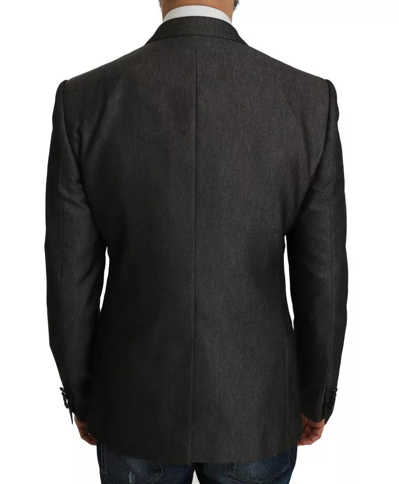 Gray MARTINI 2 Piece Vest Coat Blazer - ventzia