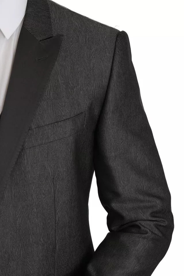 Gray MARTINI 2 Piece Vest Coat Blazer - ventzia