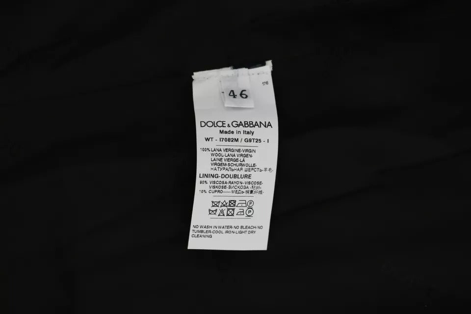 Black Wool Logo Waistcoat Vest - ventzia