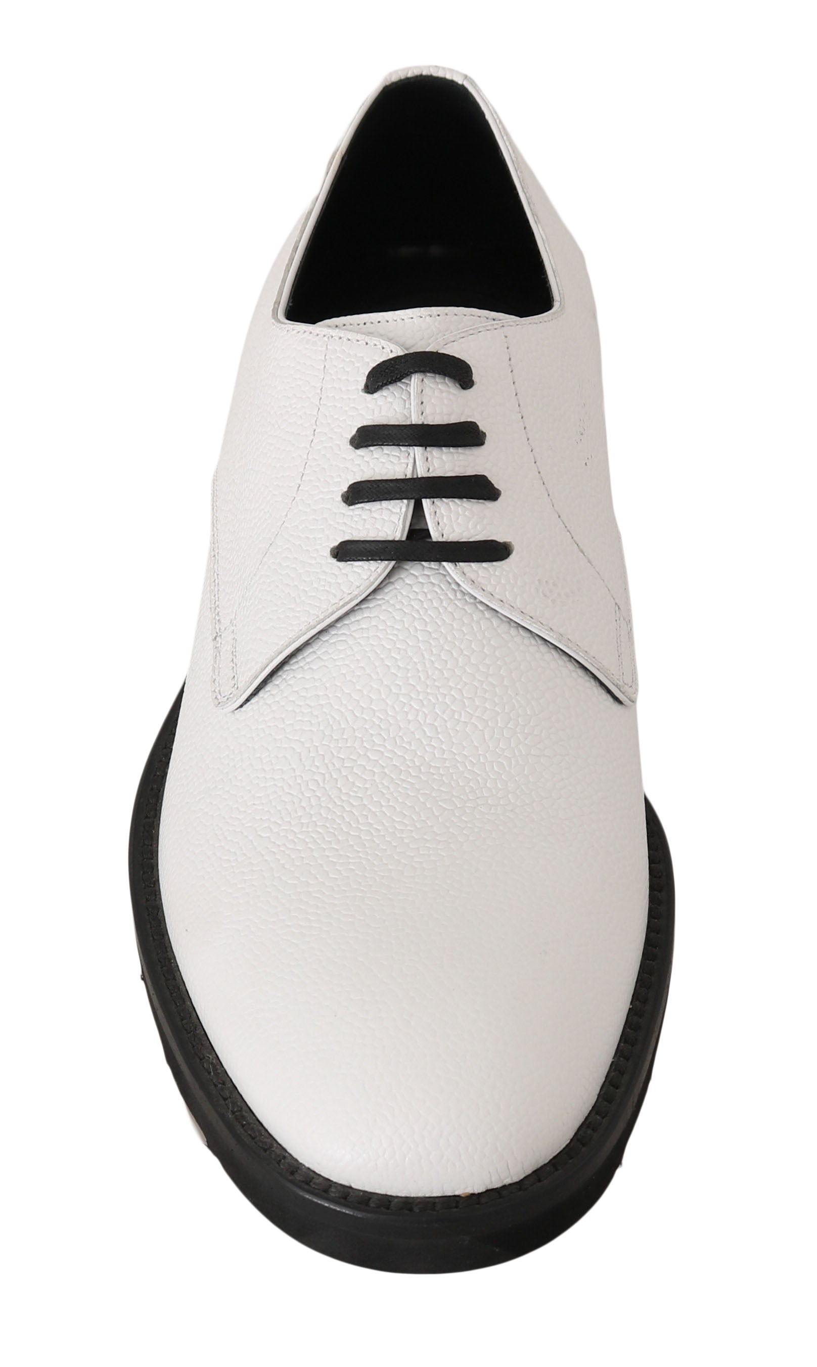 Elegant White Formal Leather Shoes - ventzia