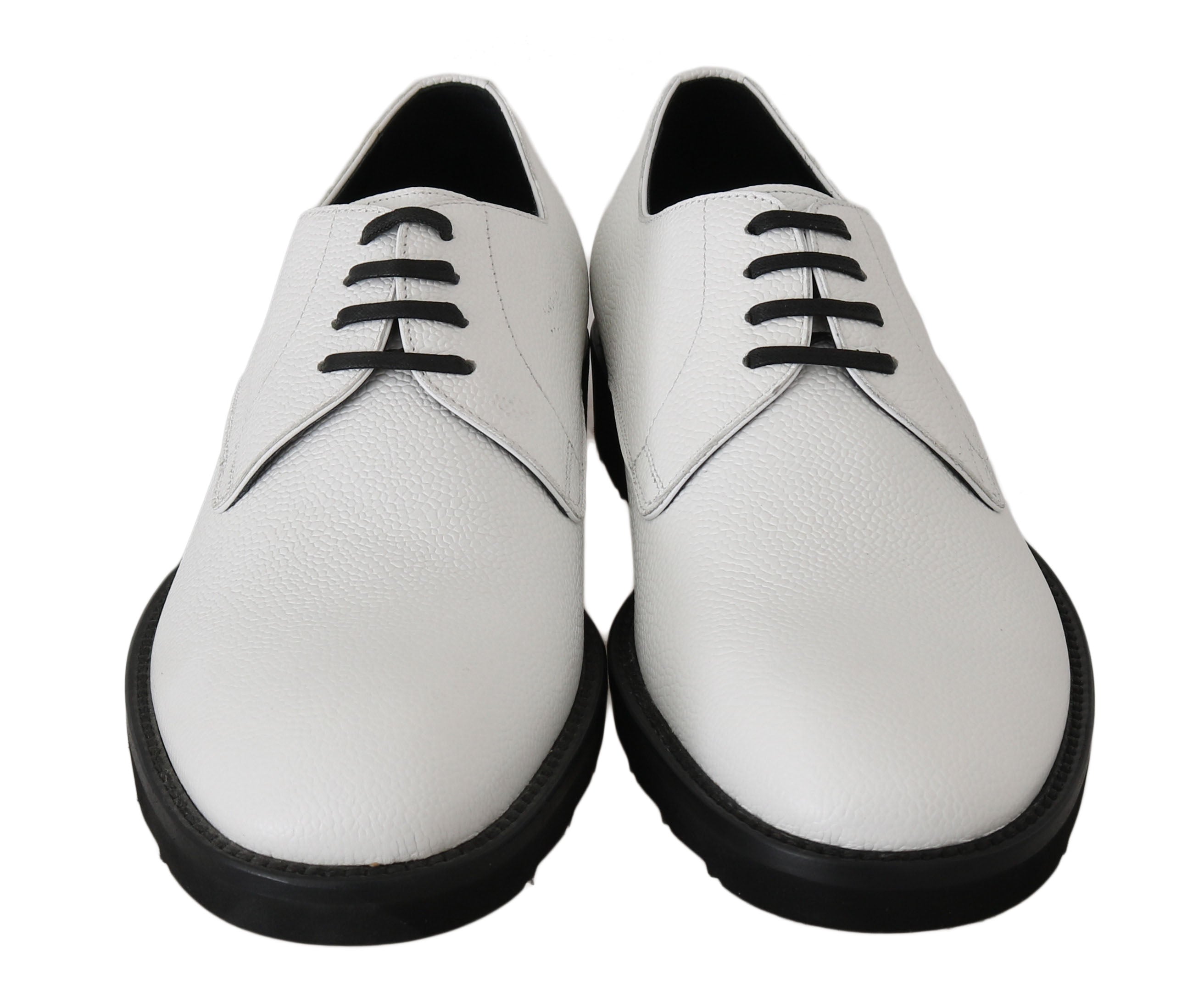 Elegant White Formal Leather Shoes - ventzia