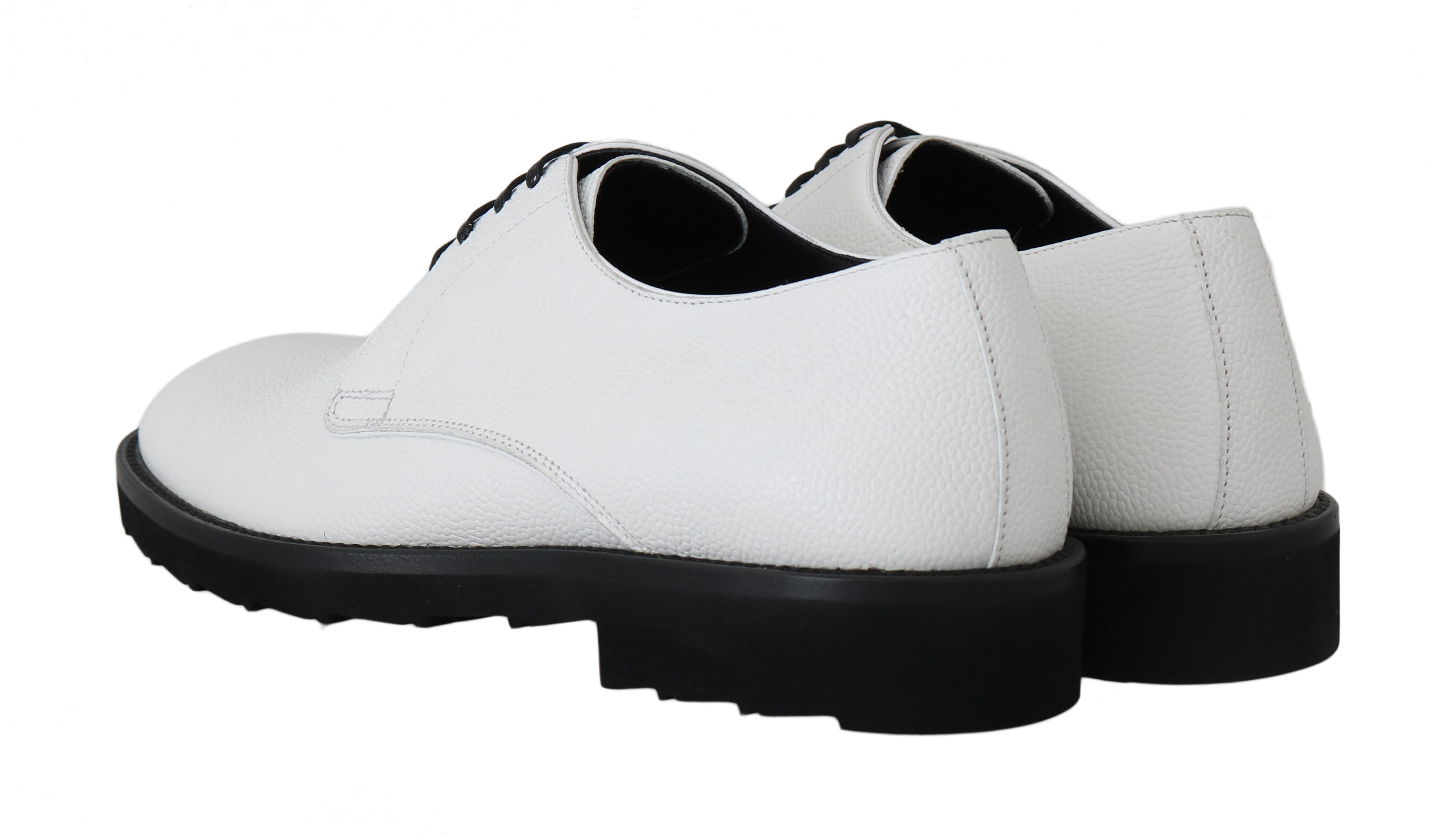 Elegant White Formal Leather Shoes - ventzia