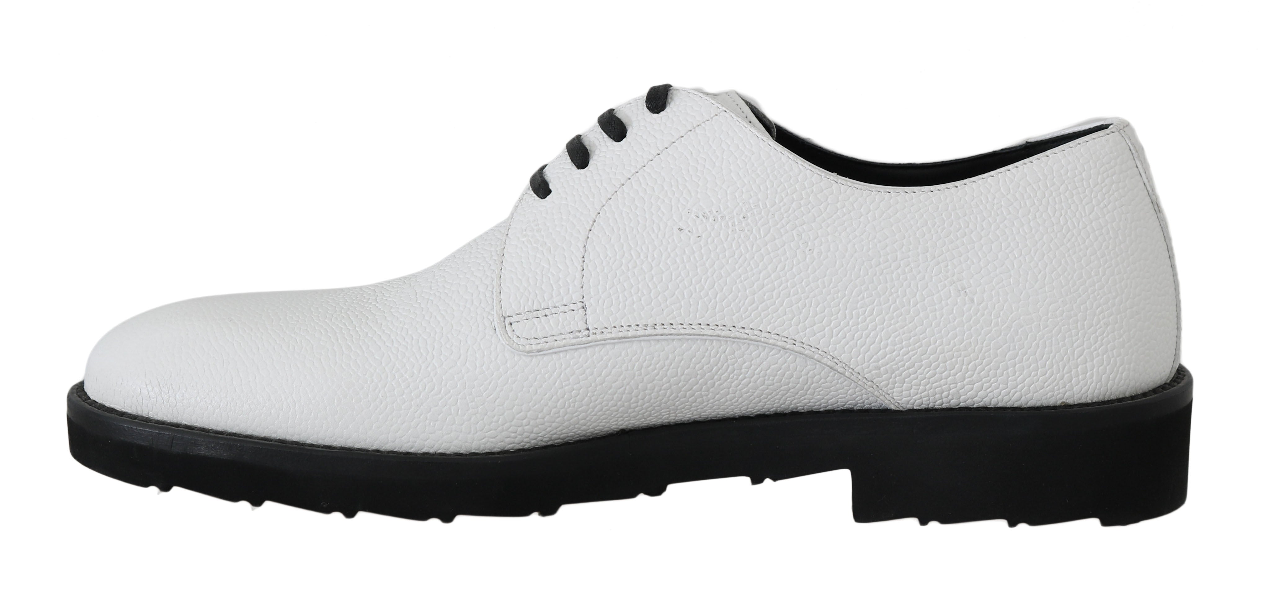 Elegant White Formal Leather Shoes - ventzia