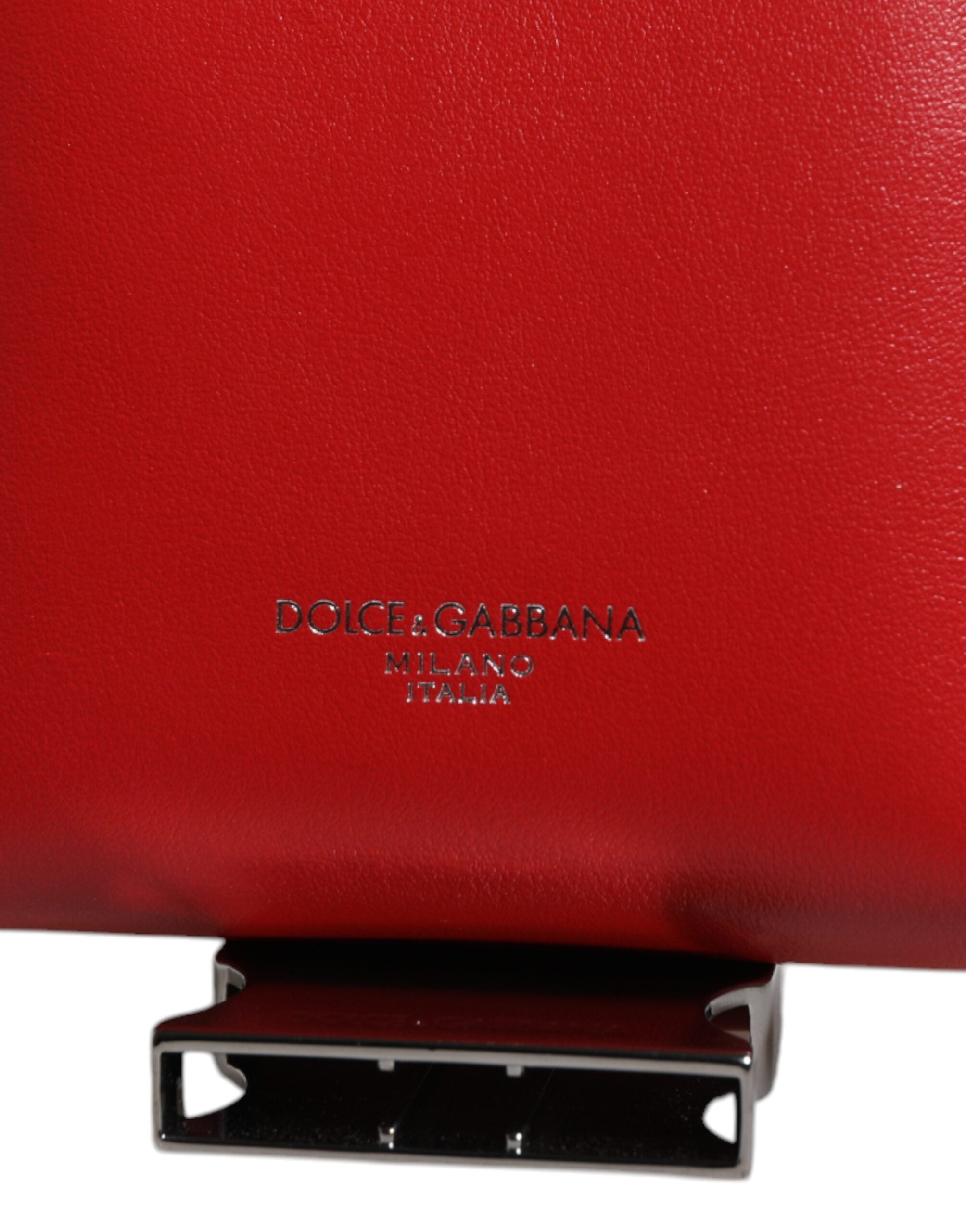 Red Leather Logo Zip Around Card Holder Wide Strap Wallet (Copy) - ventzia