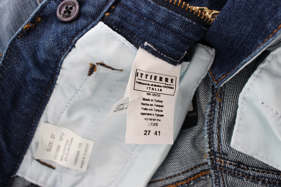 Chic Boot Cut Blue Wash Denim - ventzia