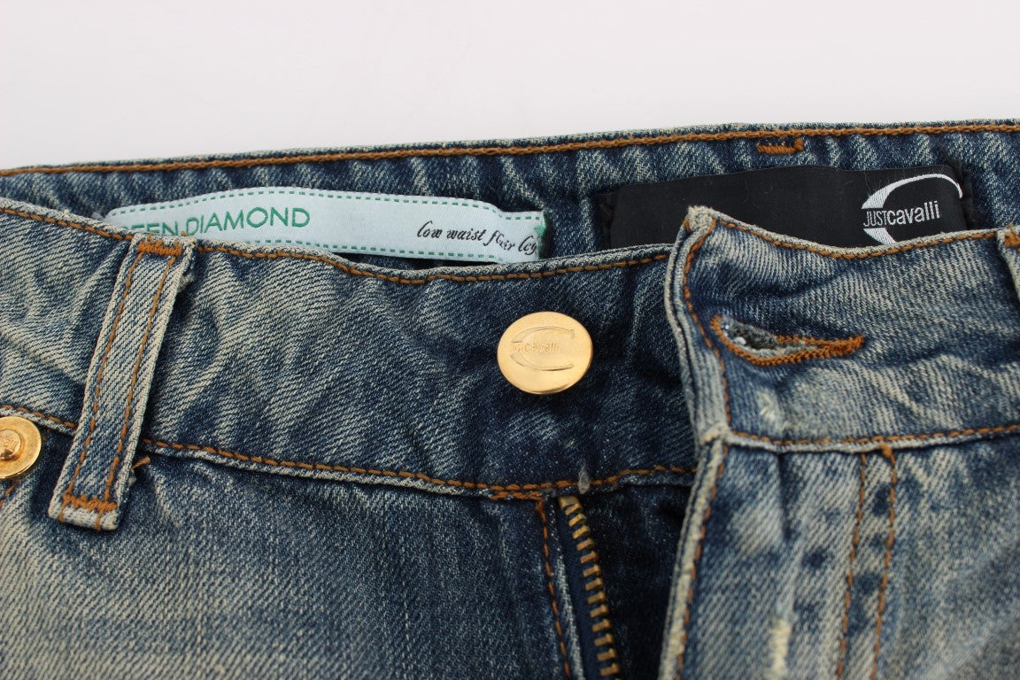 Sleek Flair Leg Low Waist Denim - ventzia