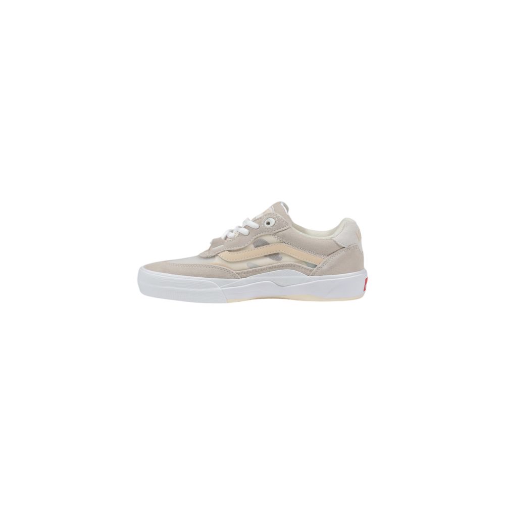 Beige Suede Leather Sneaker - ventzia