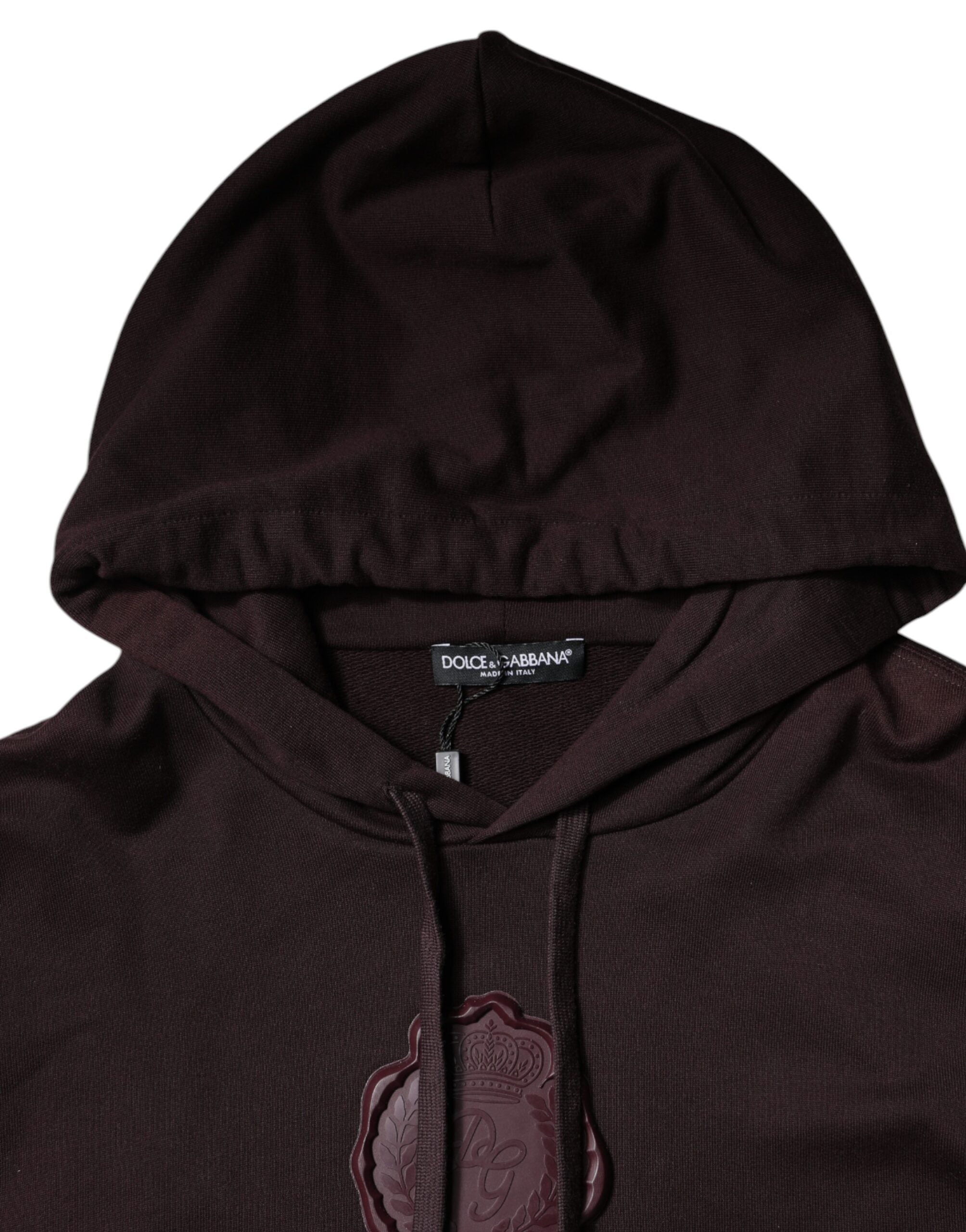 Brown Cotton Hooded Men Sweatshirt Sweater - ventzia