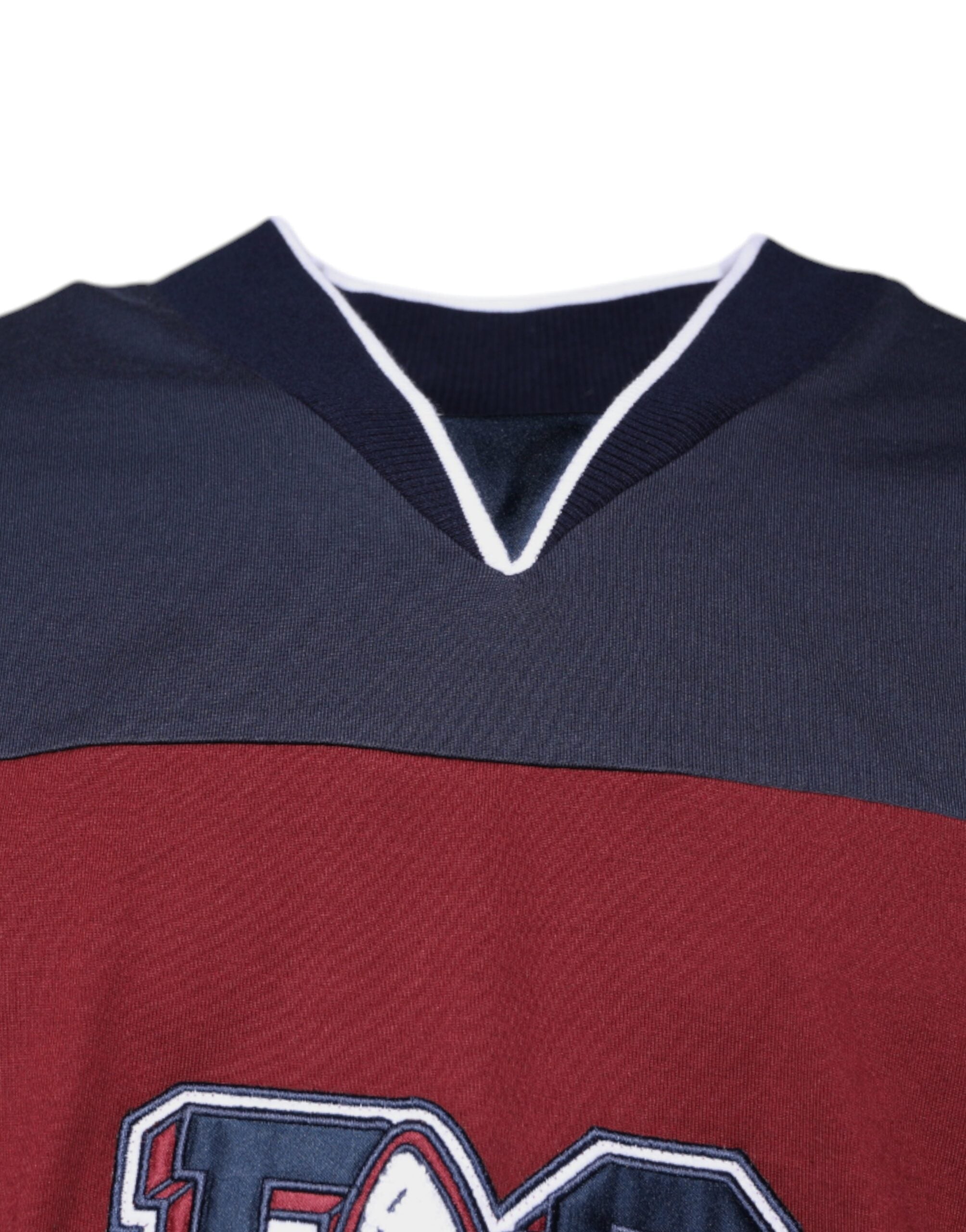 Multicolor Cotton Vneck Short Sleeve T-shirt - ventzia