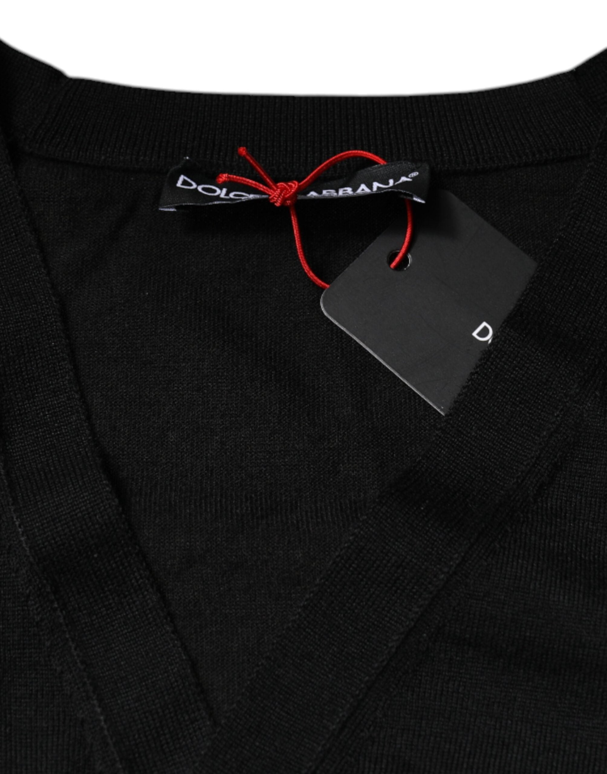 Black Cashmere Button Down Cardigan Sweater - ventzia