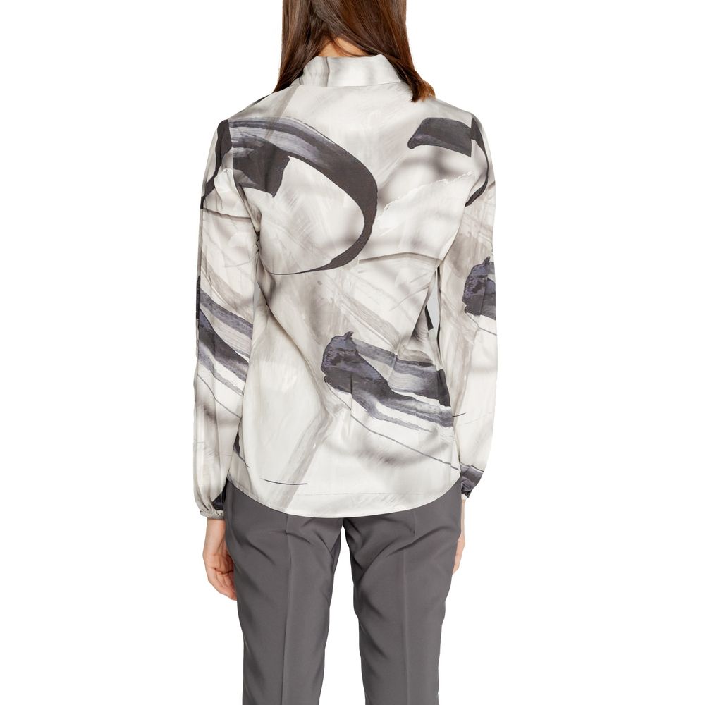 Gray Viscose Blouse - ventzia