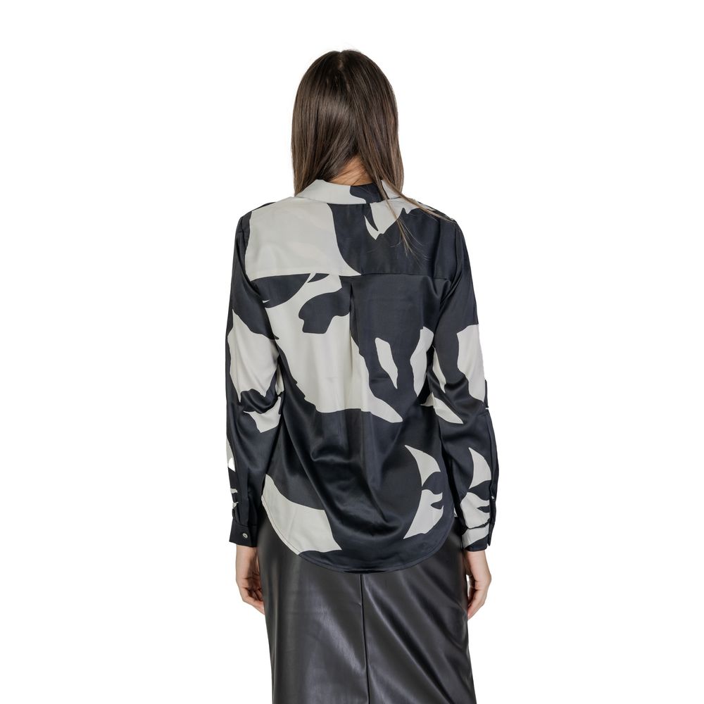 Black Recycled Polyester Shirt - ventzia