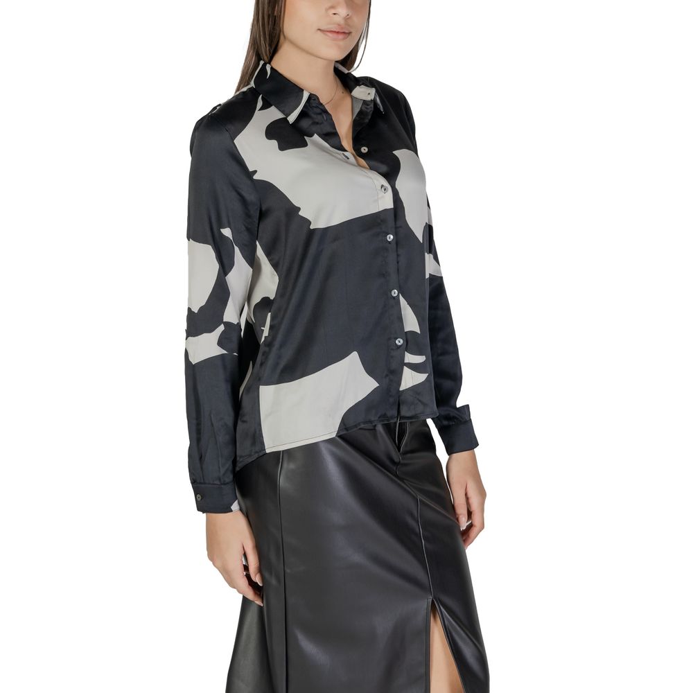 Black Recycled Polyester Shirt - ventzia