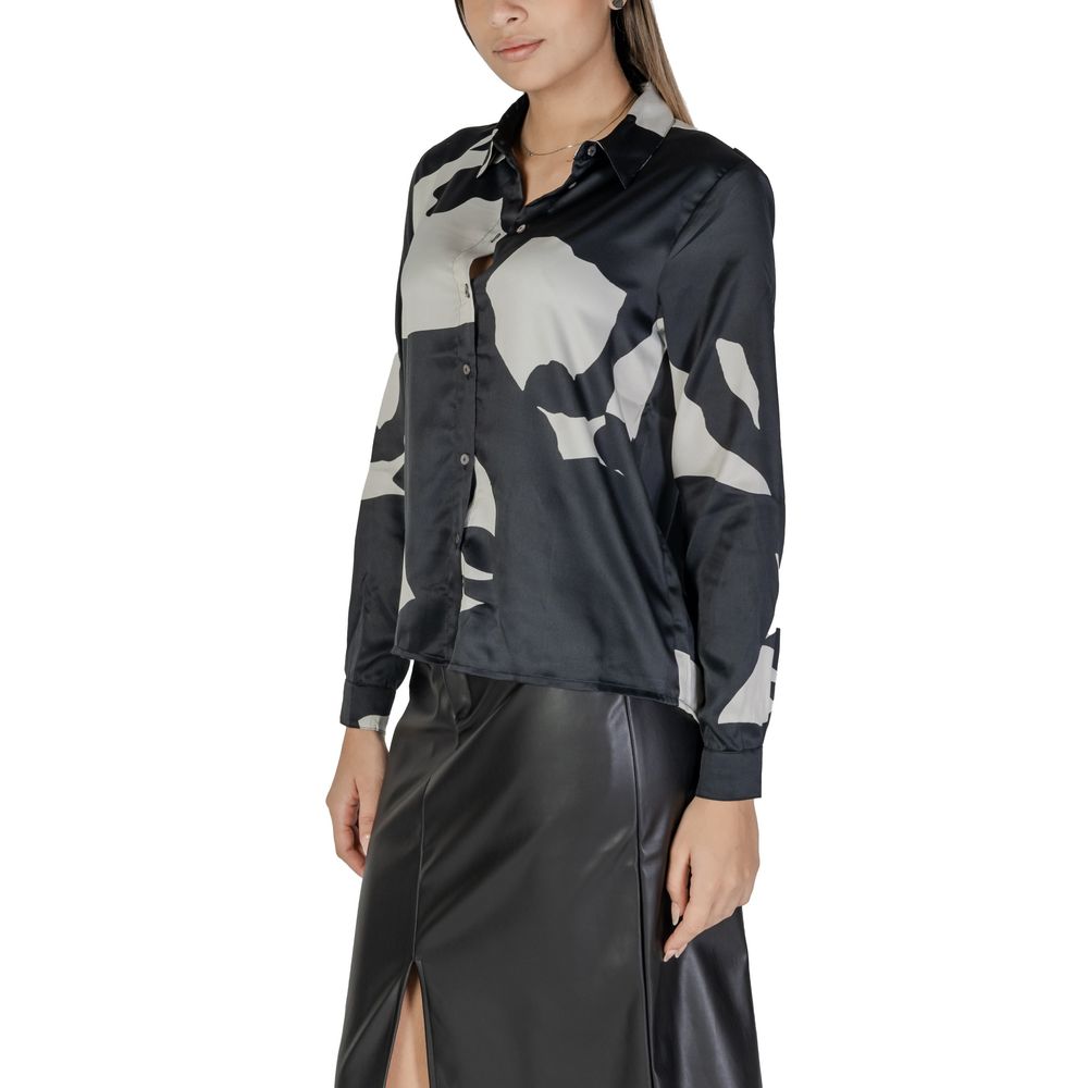 Black Recycled Polyester Shirt - ventzia