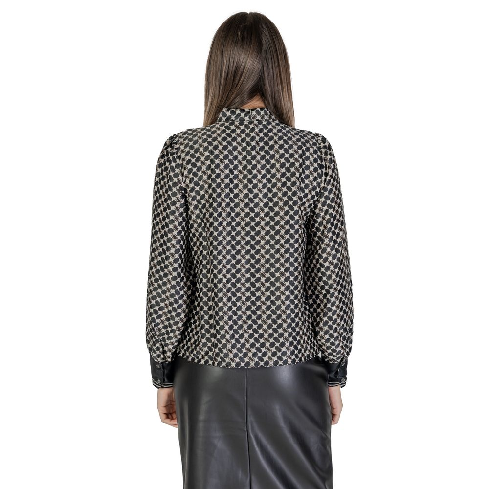 Black Recycled Polyester Shirt - ventzia