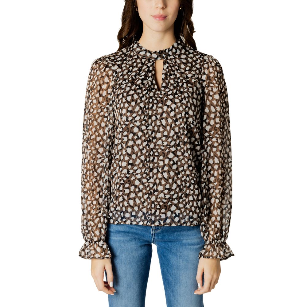 Black Recycled Polyester Blouse - ventzia
