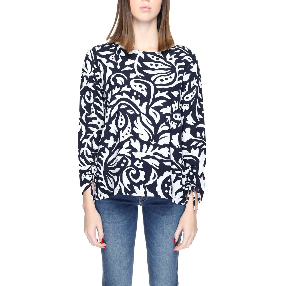 Blue Viscose Blouse - ventzia