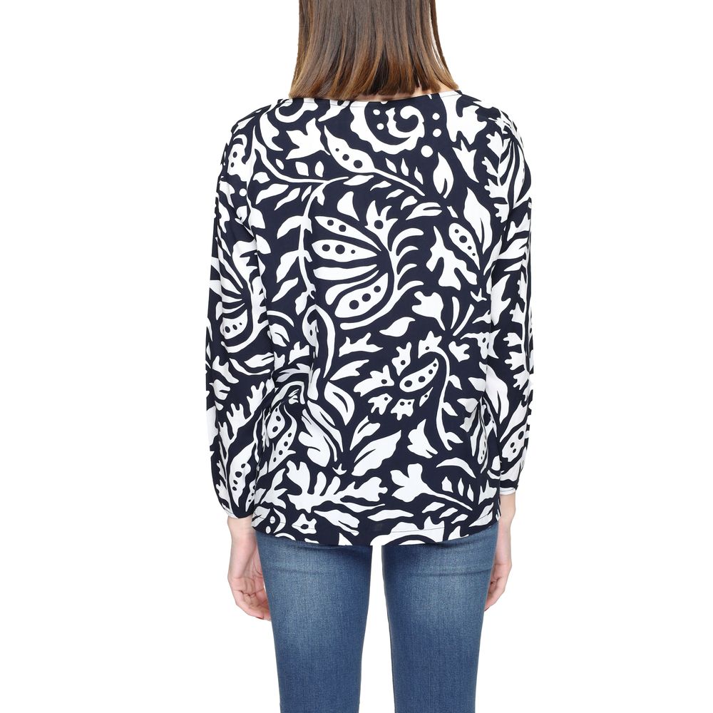 Blue Viscose Blouse - ventzia