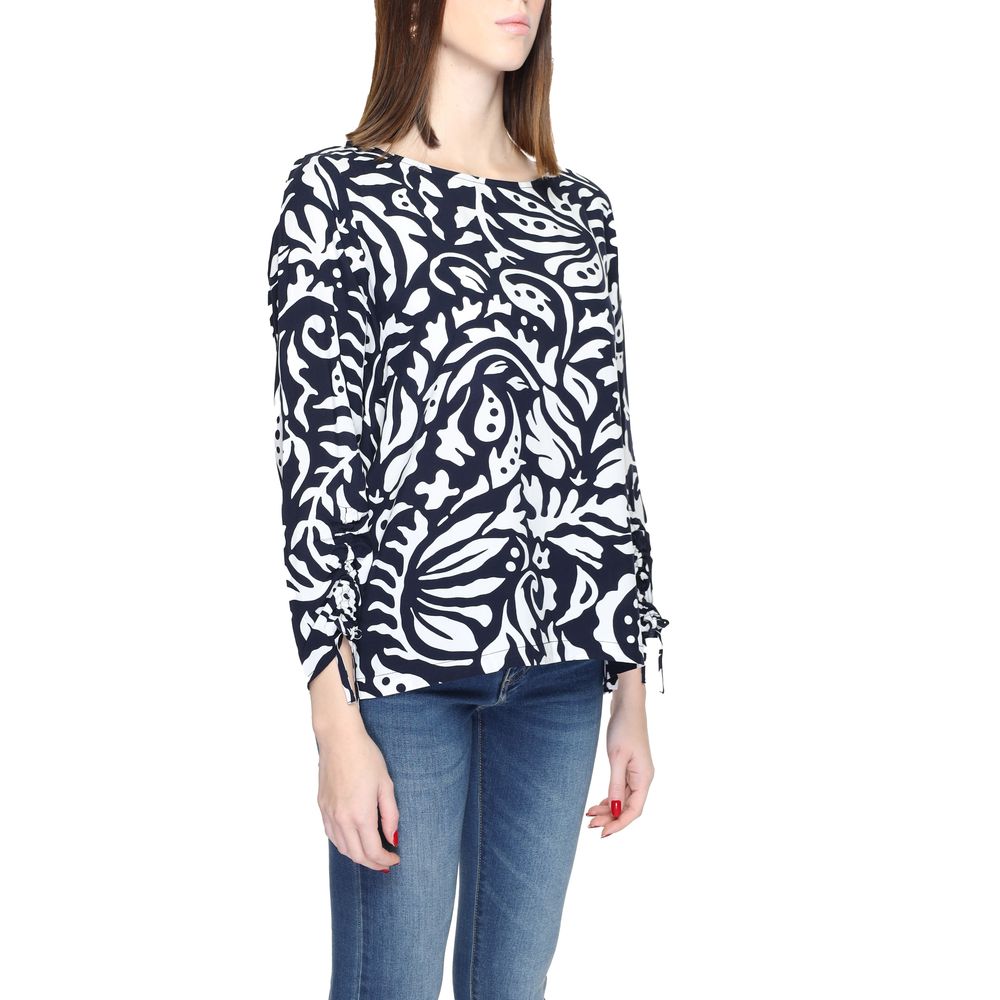 Blue Viscose Blouse - ventzia