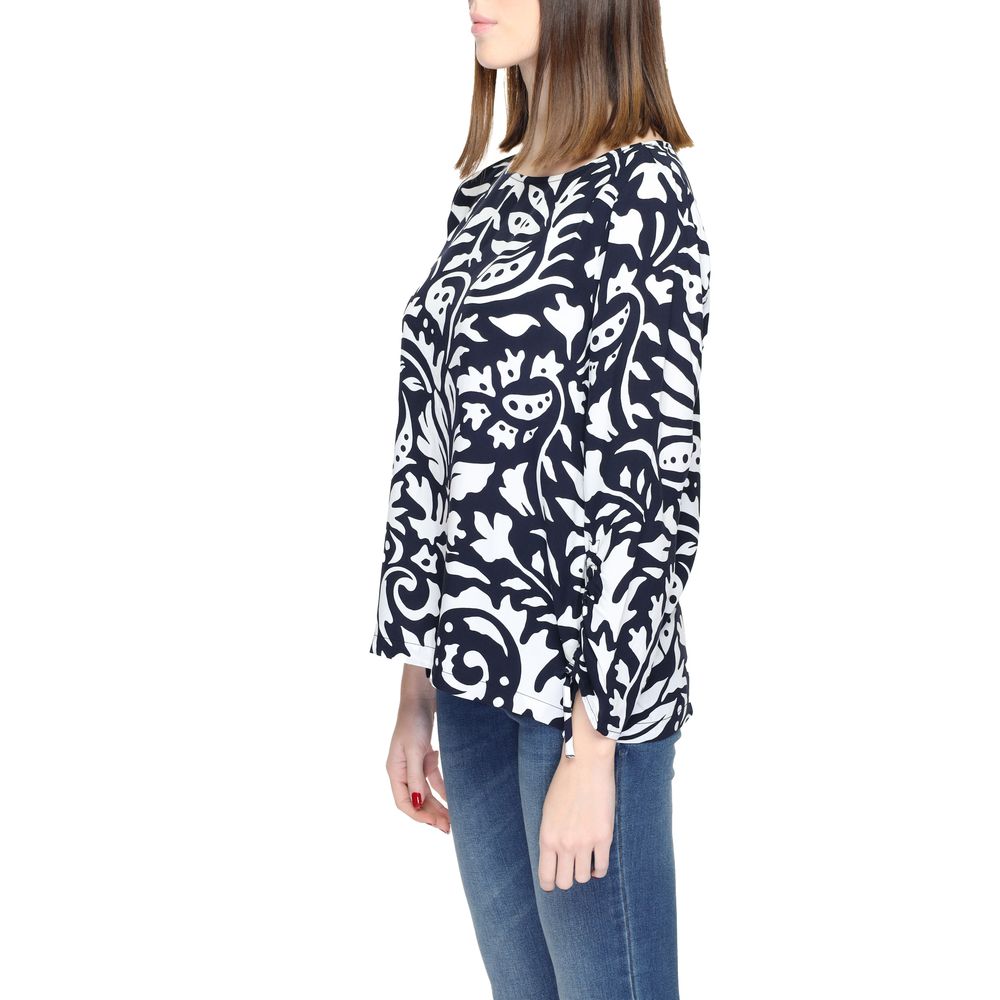 Blue Viscose Blouse - ventzia