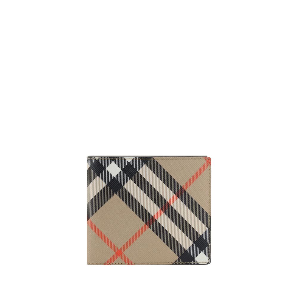 Beige Calf Leather Bos Taurus Wallet - ventzia