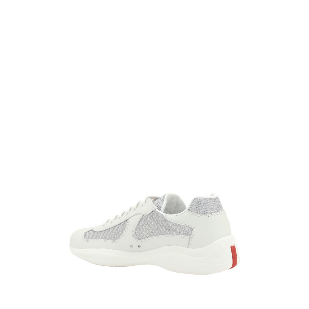White Calf Leather Bos Taurus Low Top Sneakers - ventzia