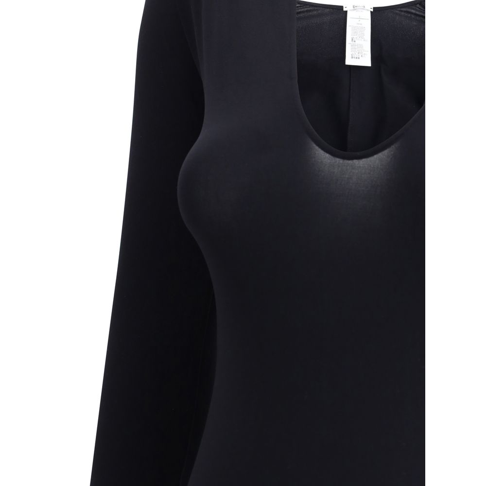 Black Polyamide Top - ventzia