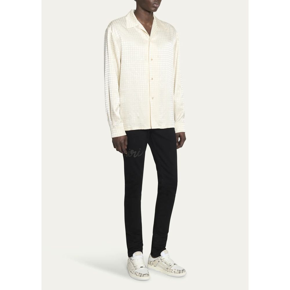 White Viscose Shirt - ventzia