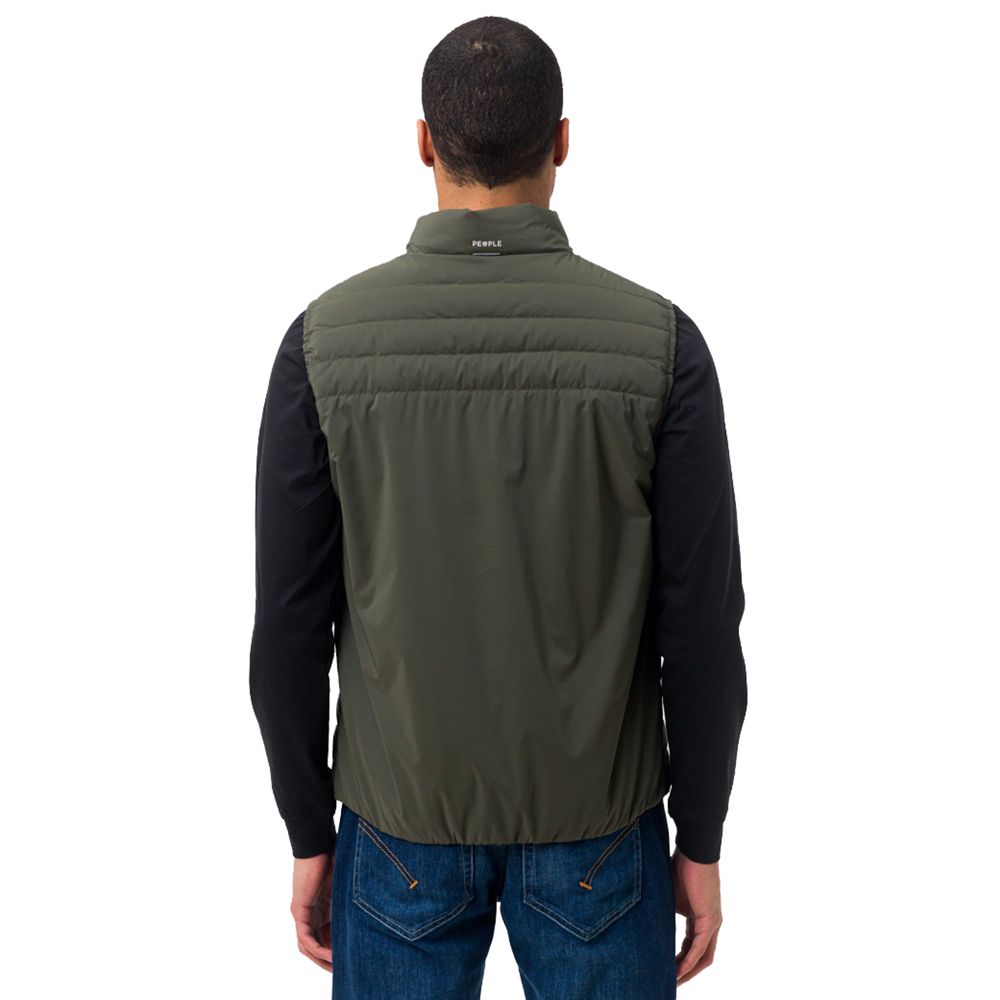 Green Polyester Vest - ventzia