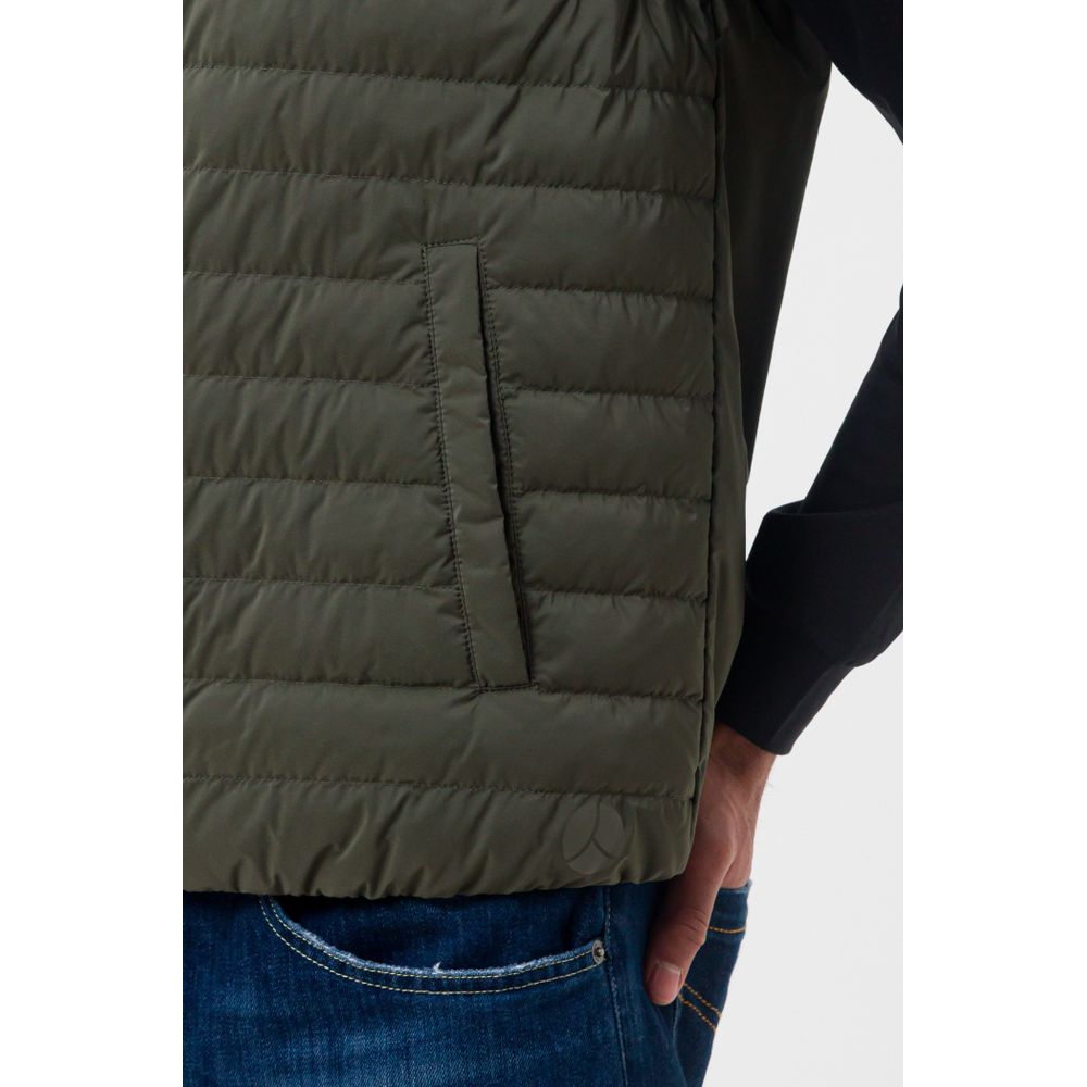 Green Polyester Vest - ventzia