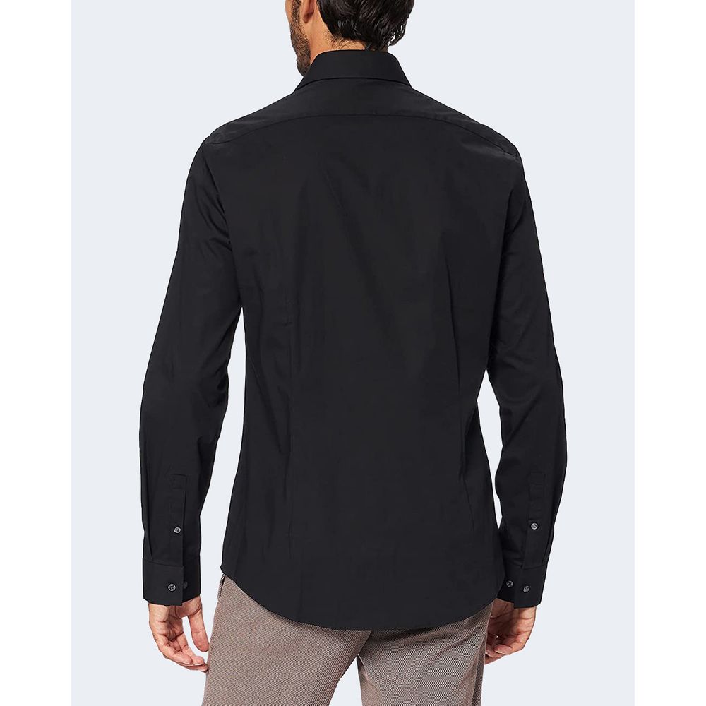 Black Cotton Shirt - ventzia