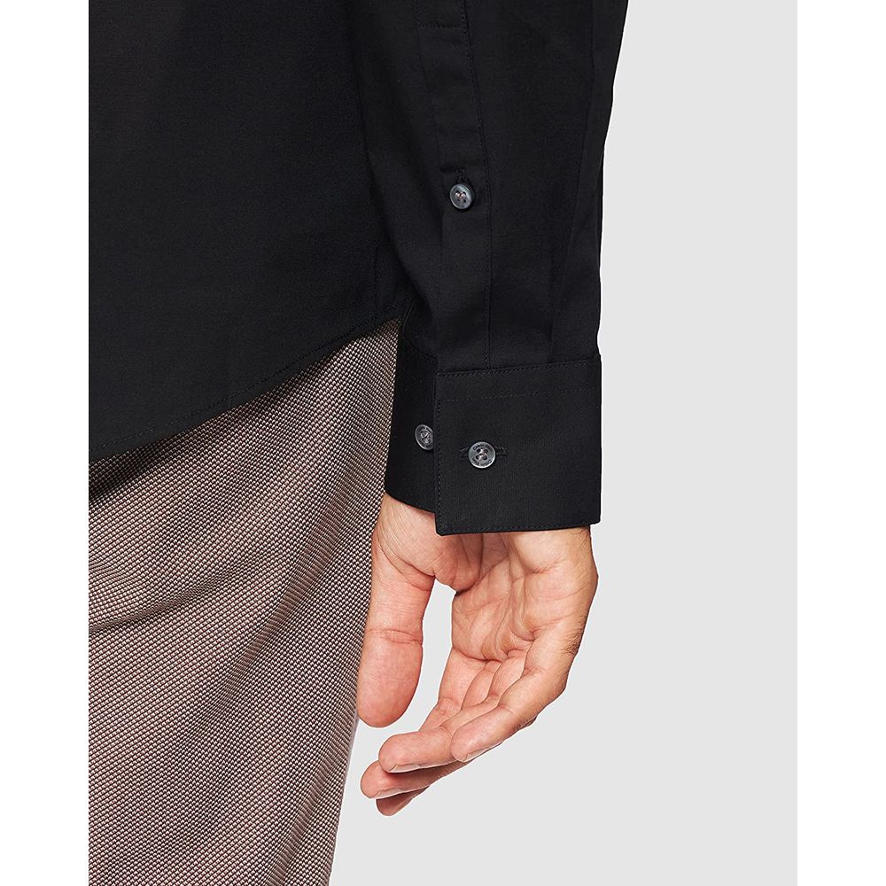 Black Cotton Shirt - ventzia