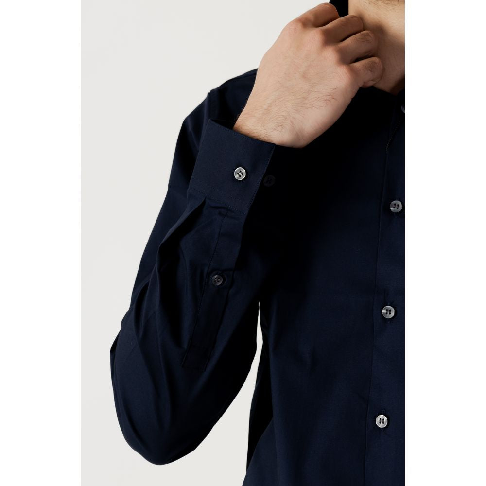 Blue Cotton Shirt - ventzia