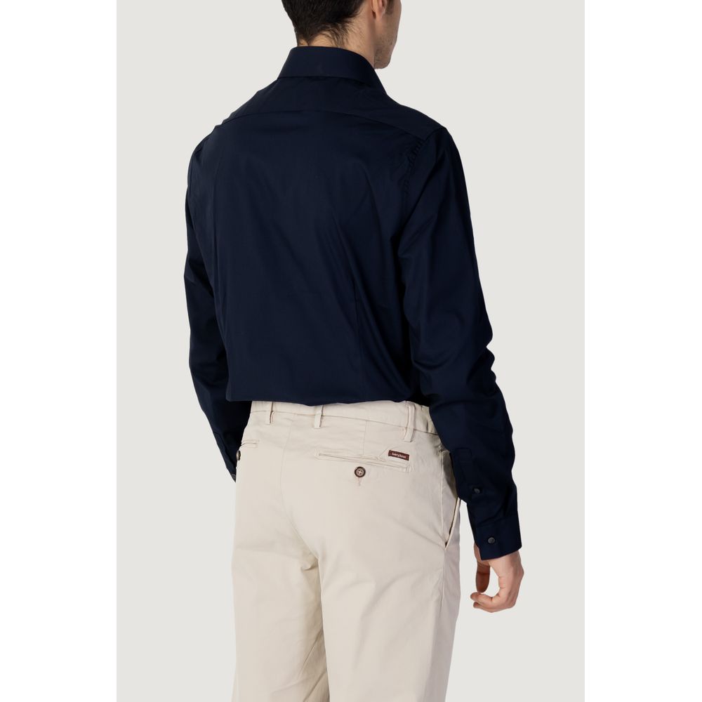 Blue Cotton Shirt - ventzia