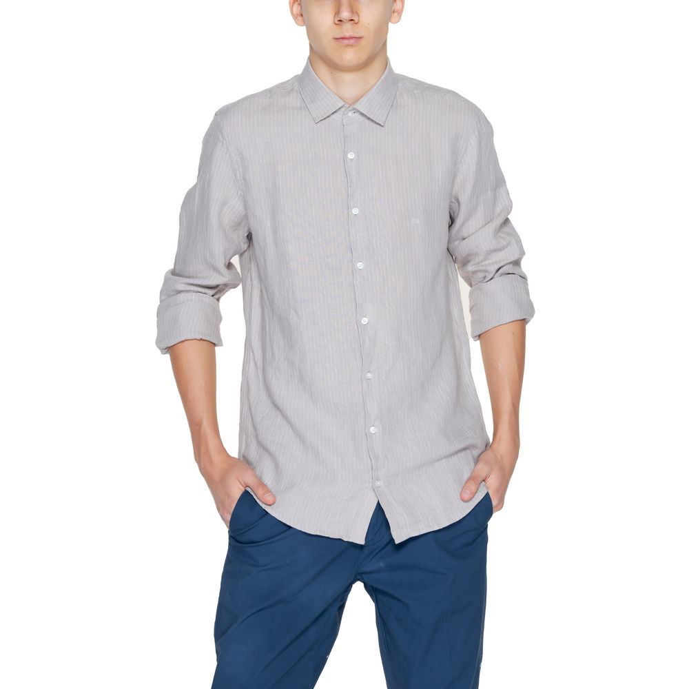 Beige Linen Shirt - ventzia