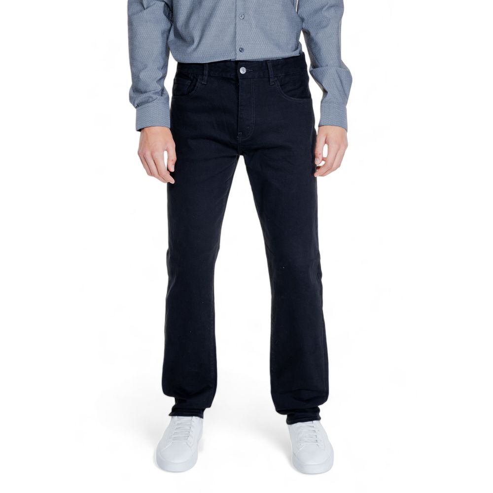 Black Cotton Skinny Pant